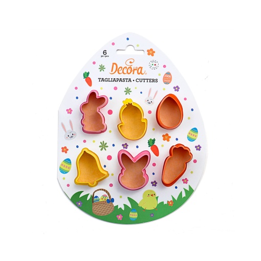 Műanyag pasztavágó R 4 - 7,5 x H 2,2 cm, 6 db