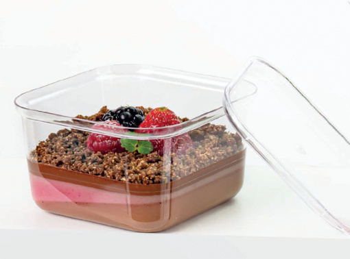 Pahare Reutilizabile Kubito 210 ml, 8.3 x 8.3 x H 4.9 cm, Set 100 buc