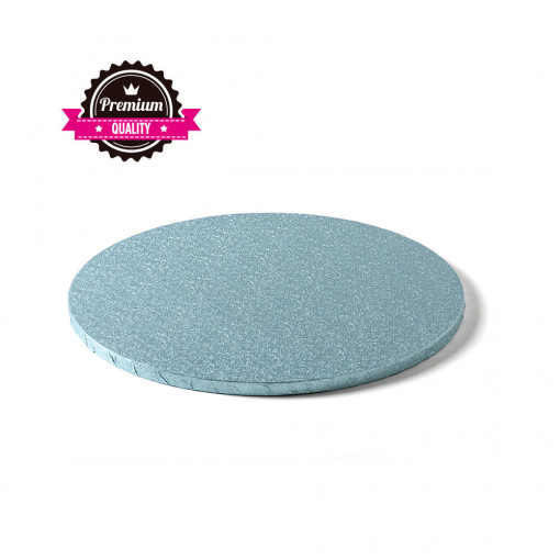 Platou Tort Rotund Bleu, Ø 25 x H 1.2 cm