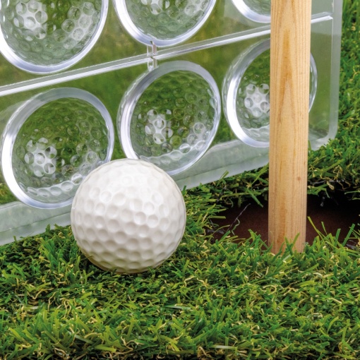 Polikarbonát forma 15 Praliné golflabda, Ø 4.2 x H 2.1 cm, 9.5 gr