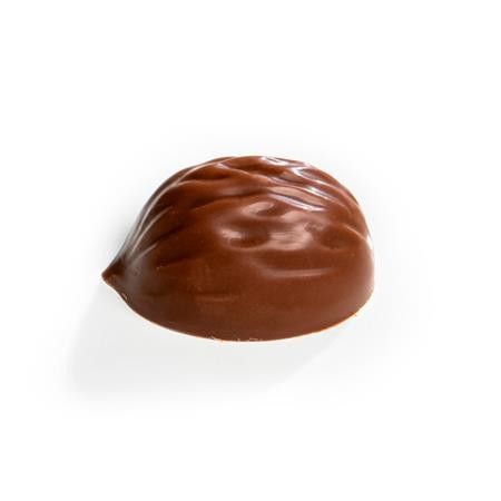 Polikarbonát forma Dió 18 db csokoládé praliné, 3,7 x 2,9 x H 1,7 cm, 11 gr.