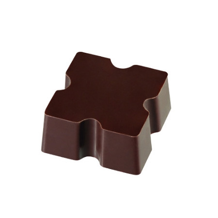 Polikarbonát forma Magnetic Range 15 csokoládé praliné, 2,5 x 2,5 x H 2 cm, 13 gr