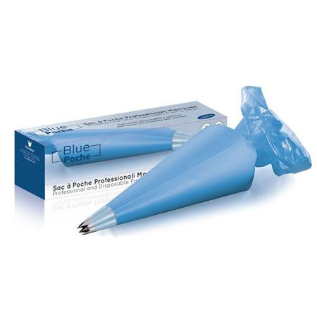 Posuri Blue Blue за еднократна употреба, H 55 cm, 80 микрона, Grip Effect, комплект 100 бр.