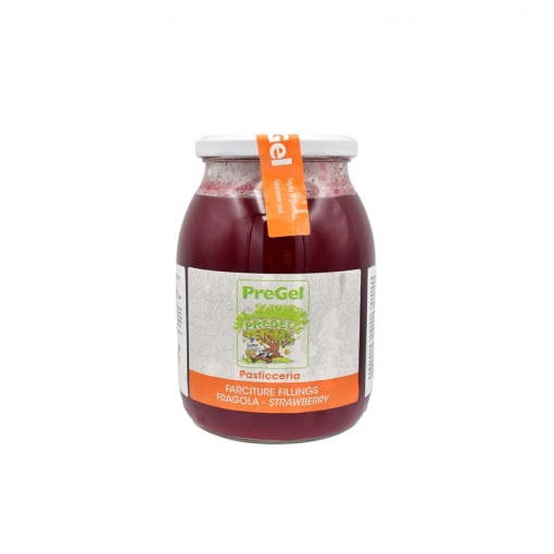 PreGel Eper gyümölcsdarabok püré töltelék, 1,1 kg