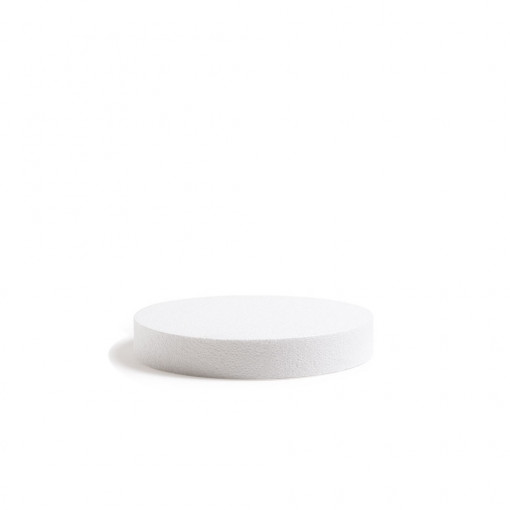 Round polystyrene mould R 20 x H 5 cm