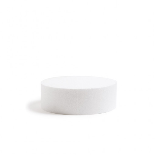 Round polystyrene mould R 25 x H 10 cm