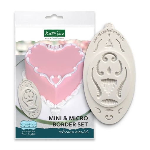 Silicone Mini and Micro Edge Moulding, 16 Subjects Ø 1.3 and 2.6 cm