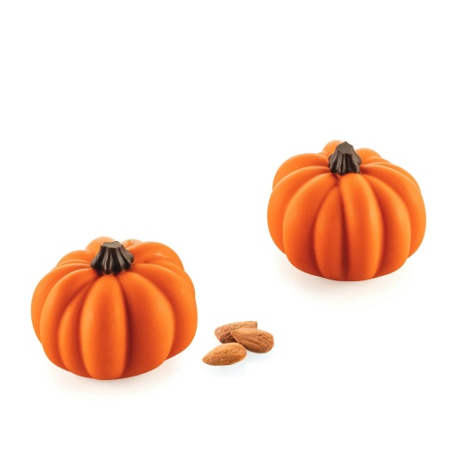 Silicone Pumpkin Saucepan Ø 6.7 x H 5 cm, 6 cavities x 100 ml