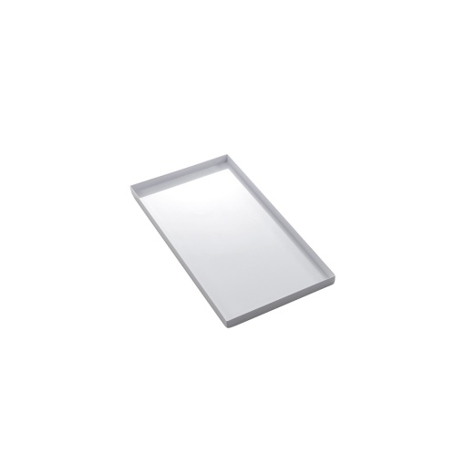 Storage and Storage Tray 40 x 20 x H 2 cm, White Plastic Material