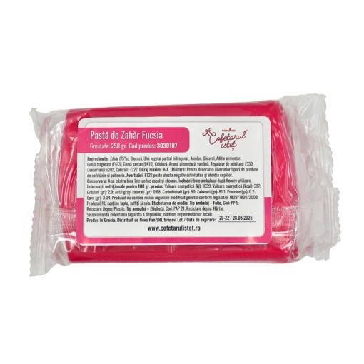 Sugar paste Fuchsia Fuchsia Confectioner Istet, 250 gr