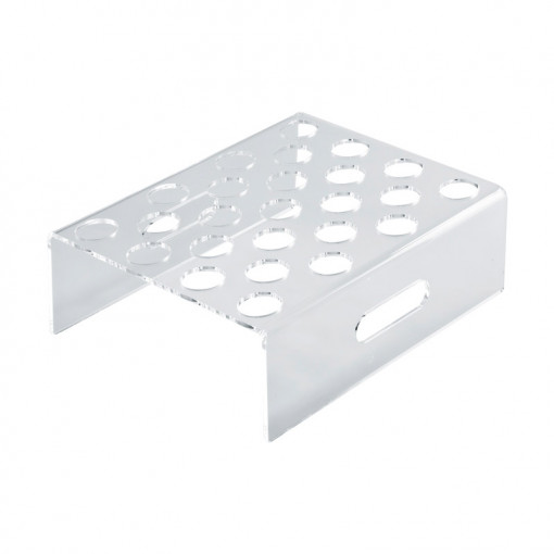 Transp Plexiglas holder, 25 Ice Popsicles CLP, for display cabinet green