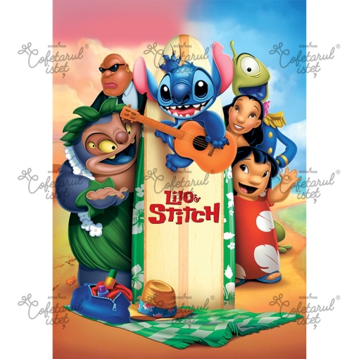 Vafa imprimata Lilo&Stitch Model 2, A4 - Cofetarul Istet