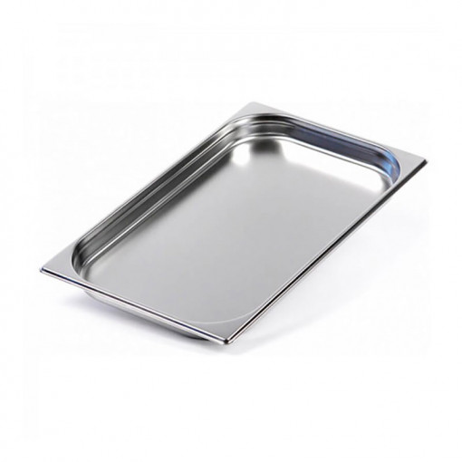 Vascheta Inox GN 1/1, 53 x 32.5 x H 4 cm, 5.8 L