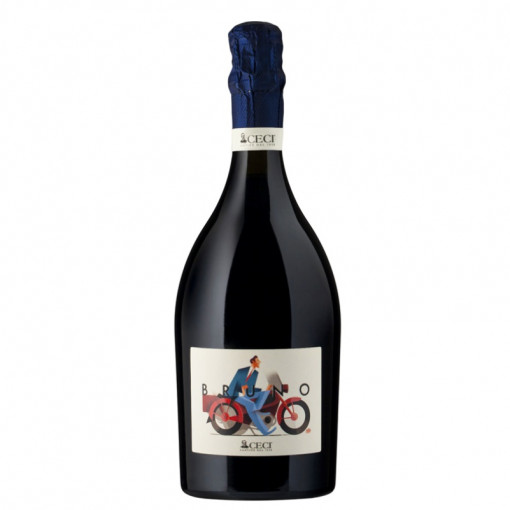 Вино Bruno Lambrusco Brut Червено Lambrusco Brut - Cantine Ceci - 0.75 L