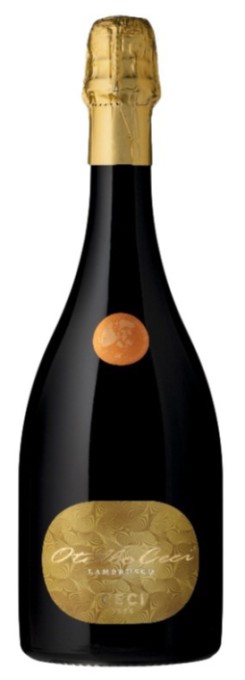 Вино Otello Oro Nero di Lambrusco Червено Полусухо - Cantine Ceci - 0.75 Л