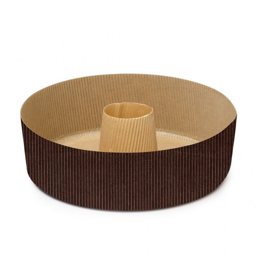 Кръгла форма за печене Ø22xH7cm - 1 Kg, термоустойчив картон, комплект от 50 бр. - Img 1