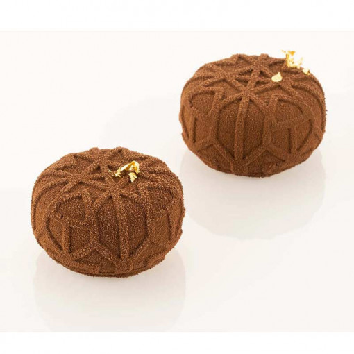 Силиконова форма за мистерии Ø 6,5 x H 3,5 cm, 6 кухини, 95 ml