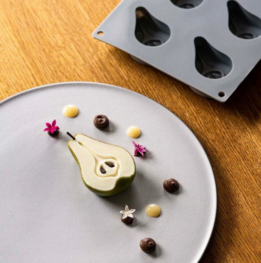 Силиконова форма Gourmand Half Para 7,5 × 5,4 × H 2,2 cm, 8 кухини