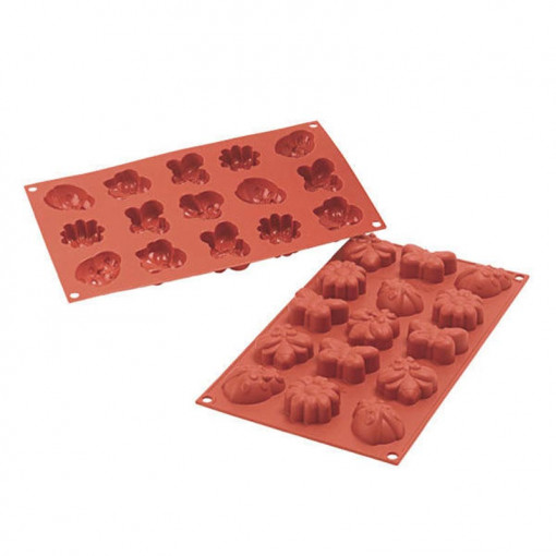 Силиконова форма Springlife Mignon 5x3.8xH2cm, 15 кухини (SF135) SPRINGLIFE H 20 MM