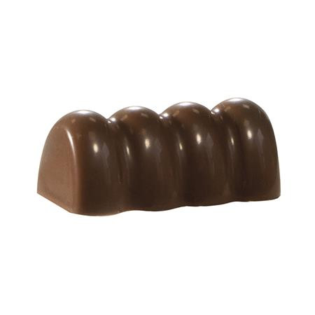 Форма от поликарбонат Модерна гама 25 шоколадови пралини, 4 x 1,9 x H 1,6 cm, 10 гр.
