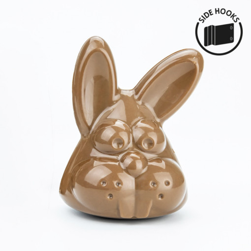 3D Chocolate Mould, Polycarbonate with Magnets, Peter Peter Rabbit Ø 8.9 x H 11 cm, 38 gr