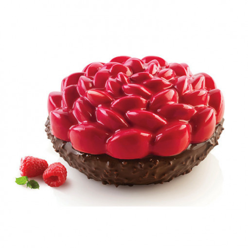 3D szilikon torta torta 3D KIT virág Ø 16 x H 8 cm - 2 db