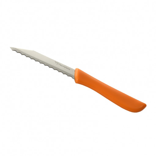 Cutit Crestare Paine cu Lama Inox Fixa Zimtata L 8 cm