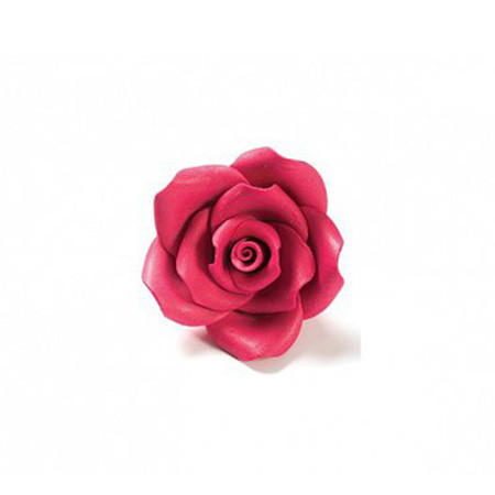 Decor Sugar - Fukszia rózsák - Fukszia rózsák R 5cm, 24 csomag