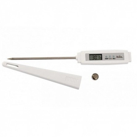 Digital Thermometer with Timer and Fixed Probe 12 cm, -50°C +300°C