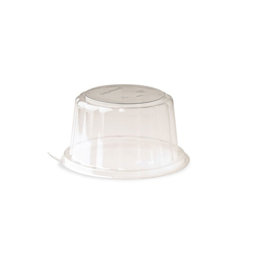 Dome lid Ø 9.5 x H 5 cm, Transparent, Set 50 pcs