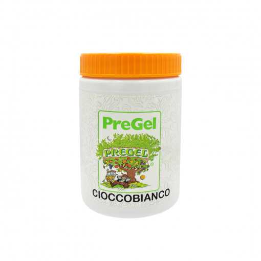Fagylalt/kávé ízű paszta, fehér csokoládé pregél, 1,1 kg