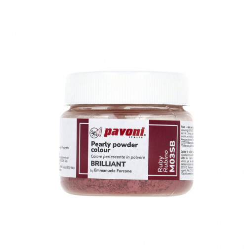 Fat Soluble Food Colour Ruby Ruby Powder without E171, 40 gr