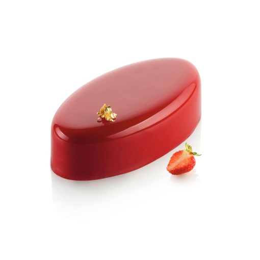 Forma Silicon Ellipse 14.8 x 7.6 x H 4 cm, 3 cavitati x 335 ml