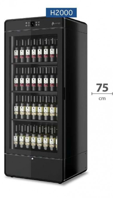 H2000 IAM STD Static Refrigerated Wine Showcase (multizone), H2000 IAM STD