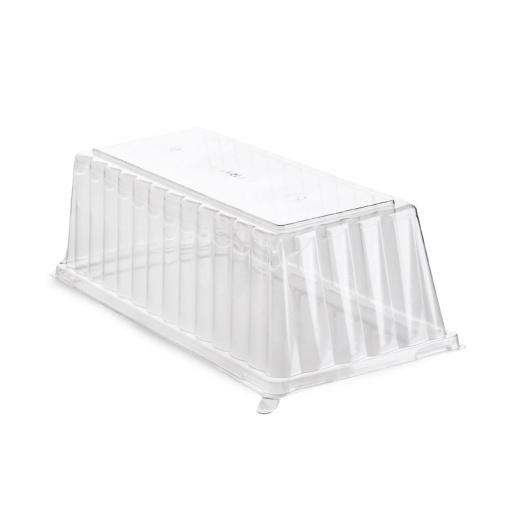 Kupolás fedő 35 x 15 cm x H 9,5 cm, átlátszó, 25 db-os készlet