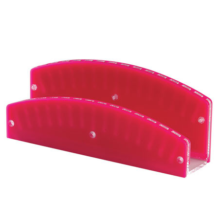 LolliPops/CakePops holder, 30 Products, Fuchsia Plexiglas, 29.5 x 7 x H 12.5 cm