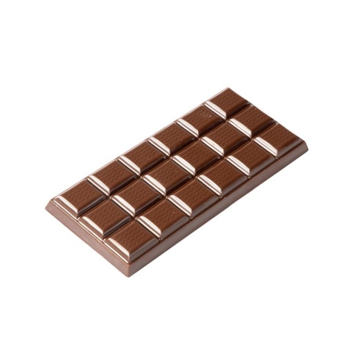 Műanyag formák Csokoládé csokiszeletek 100 gr 15 x 7cm - 5 db