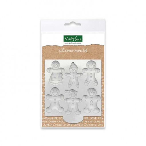Mulaj Silicon Craciun - 6 Omuleti Gingerbread