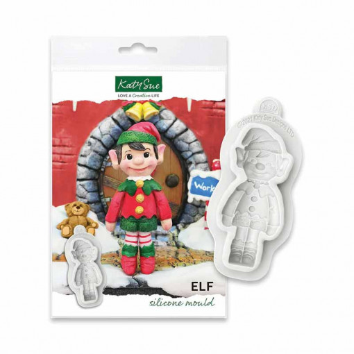 Mulaj Silicon Craciun - Elf Ø 8.2 cm