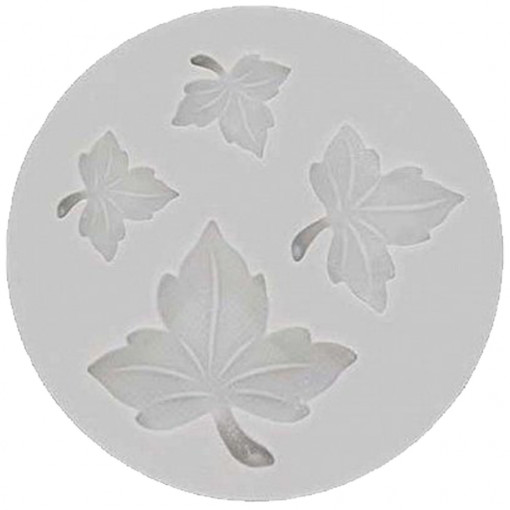 Mulaj Silicon Frunze Artar Ø 1 - 3 cm, 4 Subiecte