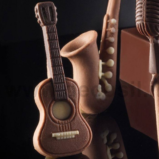 Mulaj Silicon Music - Класическа китара 3D, 8 x 3 cm