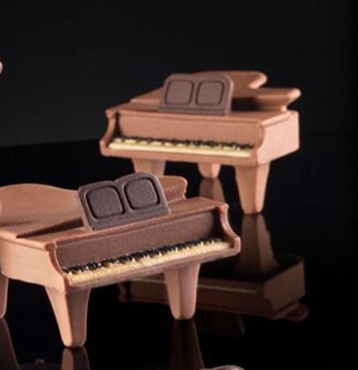 Mulaj Silicon Music - 3D zongora, 7,1 x 5,7 cm, 3D zongora, 7,1 x 5,7 cm