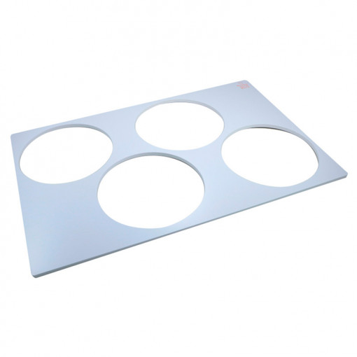 Placa Formare 4 Discuri Ø 19.5 cm si H 8 mm, Material Plastic Rigid