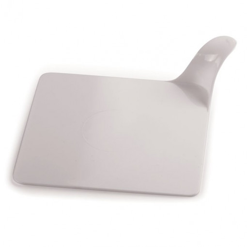 Plastic Presentation Single Portion Plastic Display Stand, Square White, 8 x 8 cm, Set 250 pcs