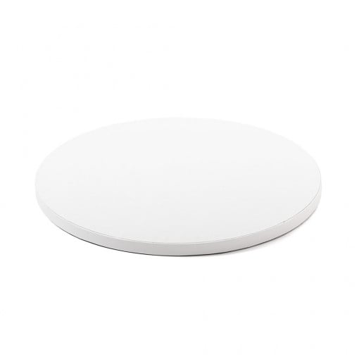Platou Tort Rotund Alb Satinat, Ø 40 x H 1.2 cm