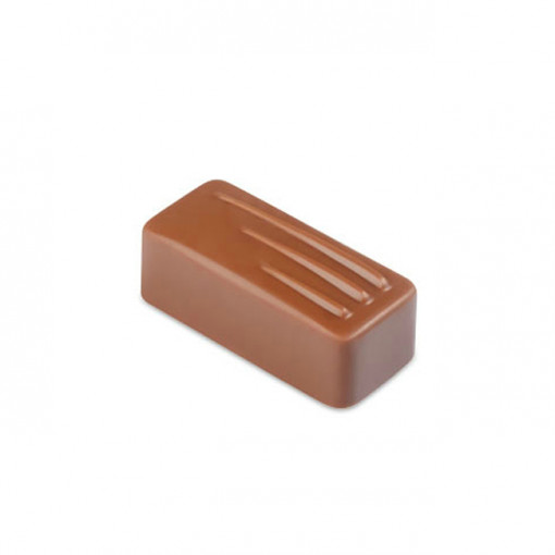 Polycarbonate mould Artisanal Range 21 Chocolate Pralines Chocolate Rectangle, 3.7 x 1.6 x H 1.4 cm, 10 gr