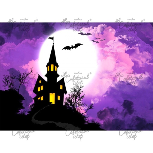 Printed Sugar Paste Halloween Model 3, A4 - Confectioner Istet