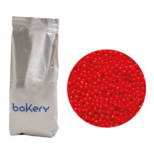 Red Sugar Pearls Ø 1.5 mm, 1 Kg