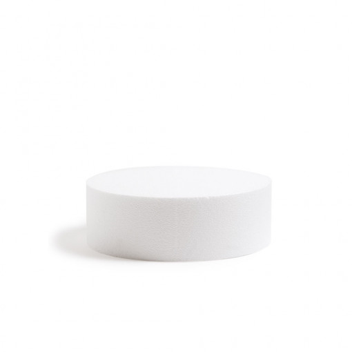Round polystyrene mould R 30 x H 10 cm