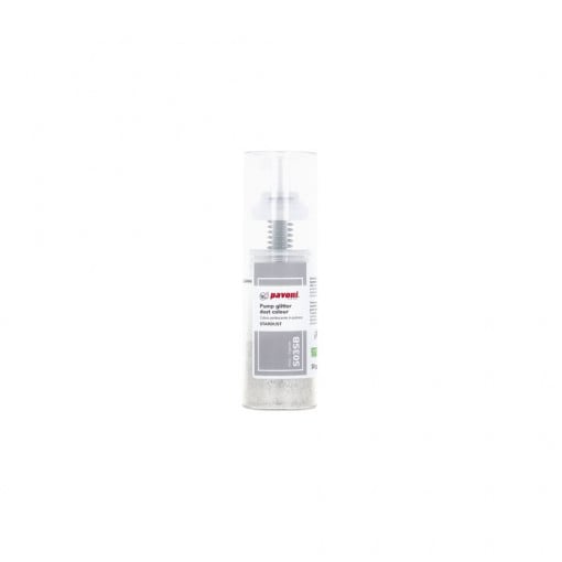 Sclipitor Glitter Silver Glitter оцветяващ прах, бутилка с 10 грама